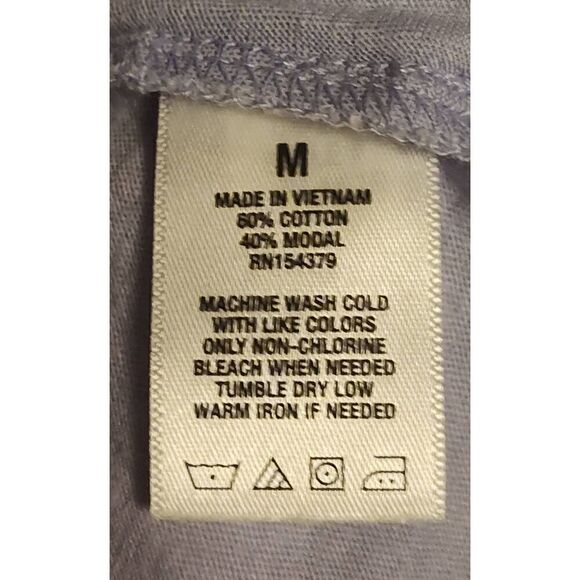 AERO NWT The OG Tee Collection PERFECT CREW Lavender Size M - Picture 6 of 7